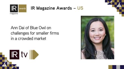 Ann Dai of Blue Owl on challenges for smaller firms in a crowded market 