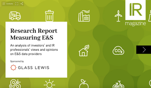 Measuring E&S report now available