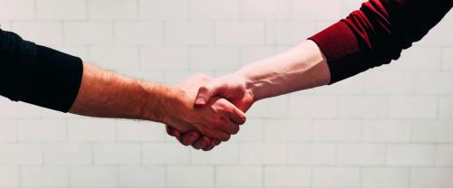 Handshake - photo:  Chris Liverani 