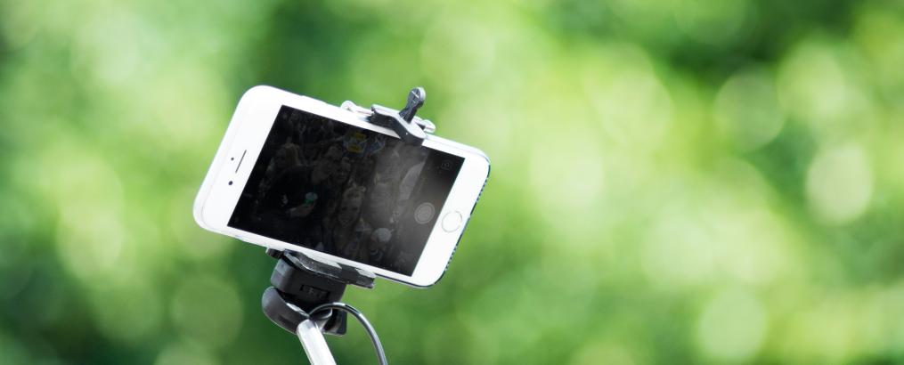 Selfie stick. Source: Adam Birkett on Unsplash