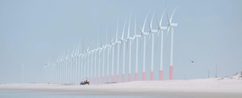 Wind turbines. Photo by Heverton Nascimento on Unsplash