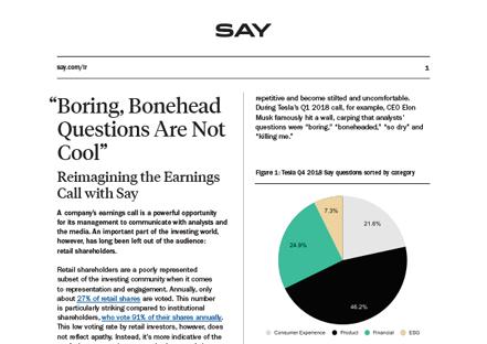 Reimagining the earnings call – Case study: Elon Musk and Tesla