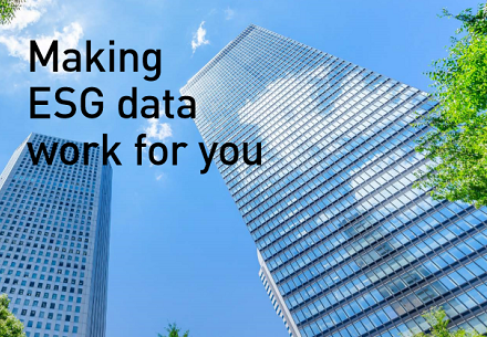 Making ESG data work for you