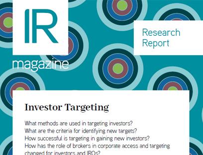 Investor Targeting report now available