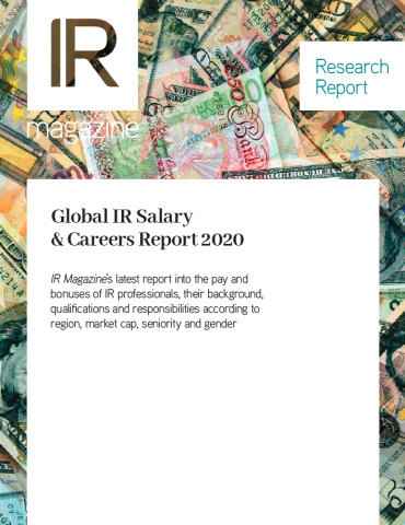 Global IR Salary & Careers Report 2020 now available