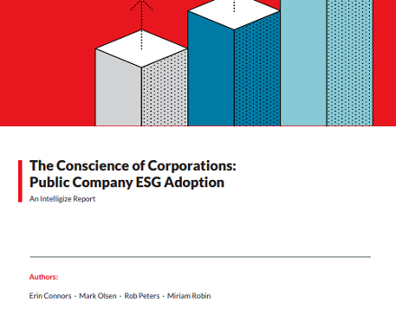 The conscience of corporations: Public company ESG adoption