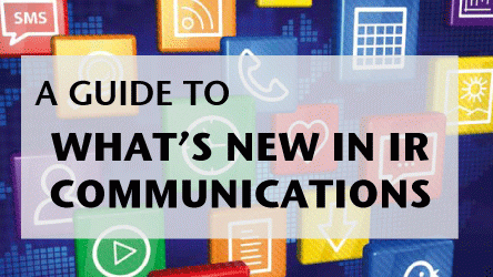 A guide to what’s new in IR communications